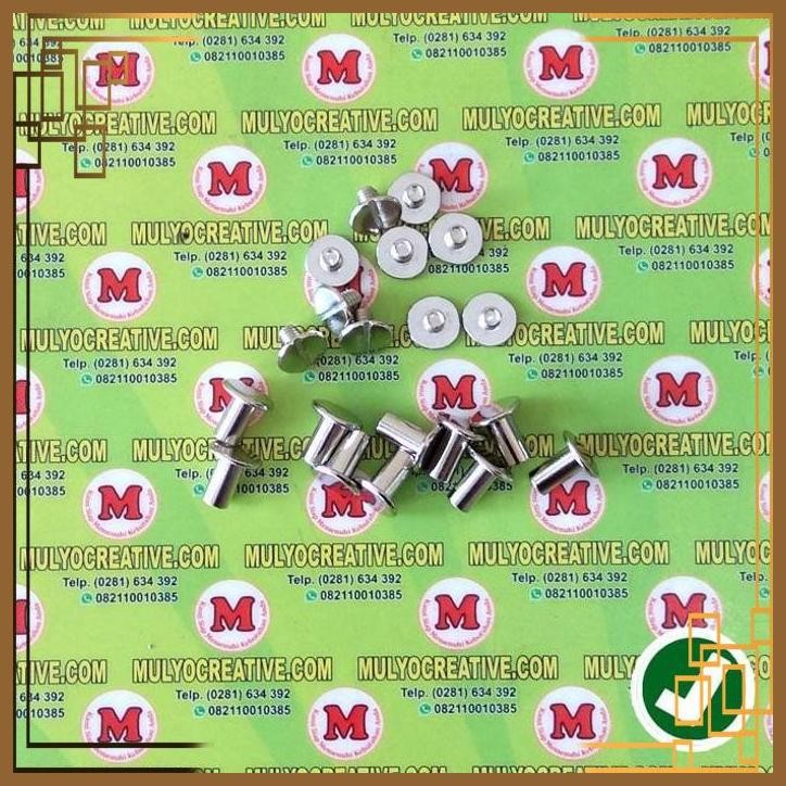 [MCV] MUR BAUT SABUK KULIT UKURAN 9MM - BAUT JILID BUKU 0.9 CM