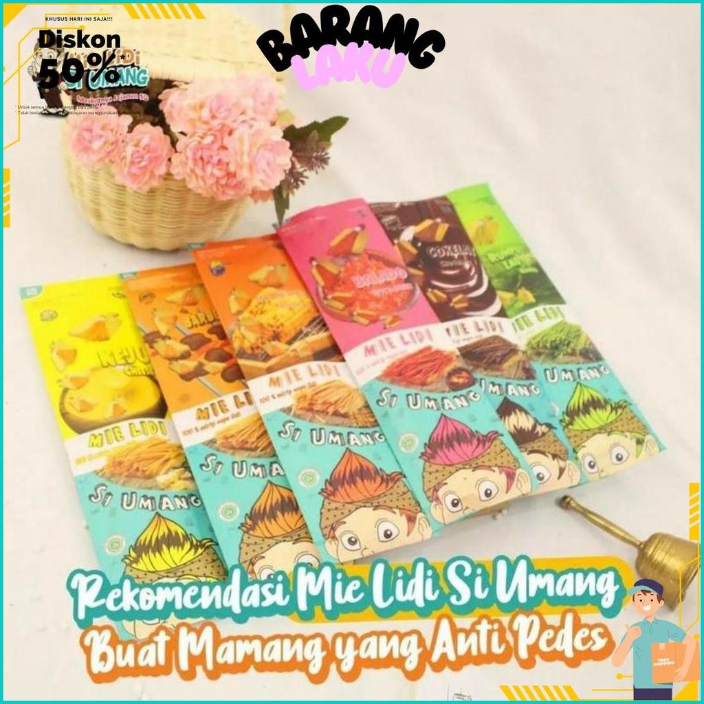 

Mie Lidi Si Umang 130 Gram / 30 Cm Termurah Banget