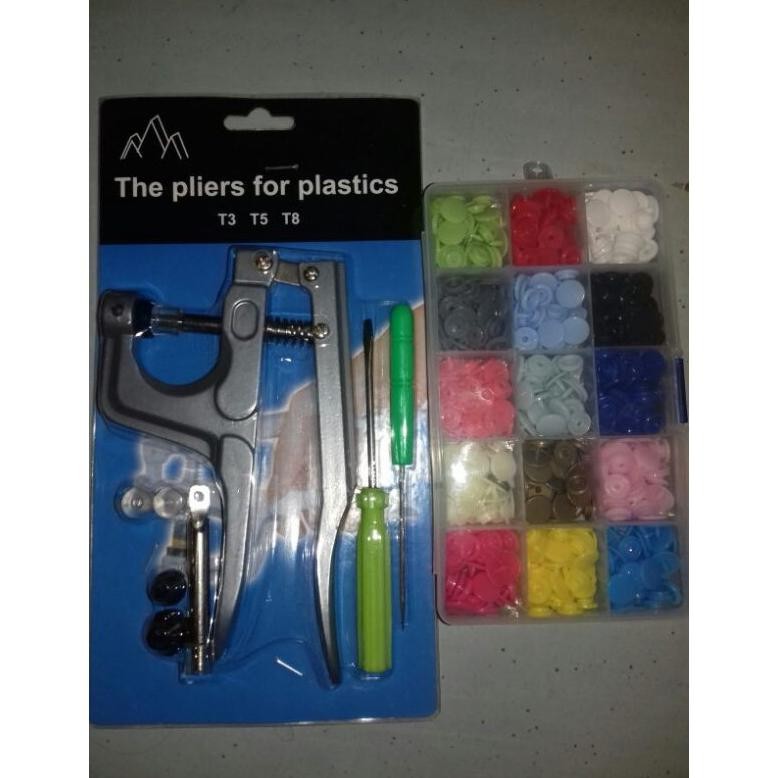 SALE SNAP PLIERS PLASTIK / ALAT PASANG KANCING JEPRET PLASTIK / TANG KANCING SNAP / SNAP BUTTON