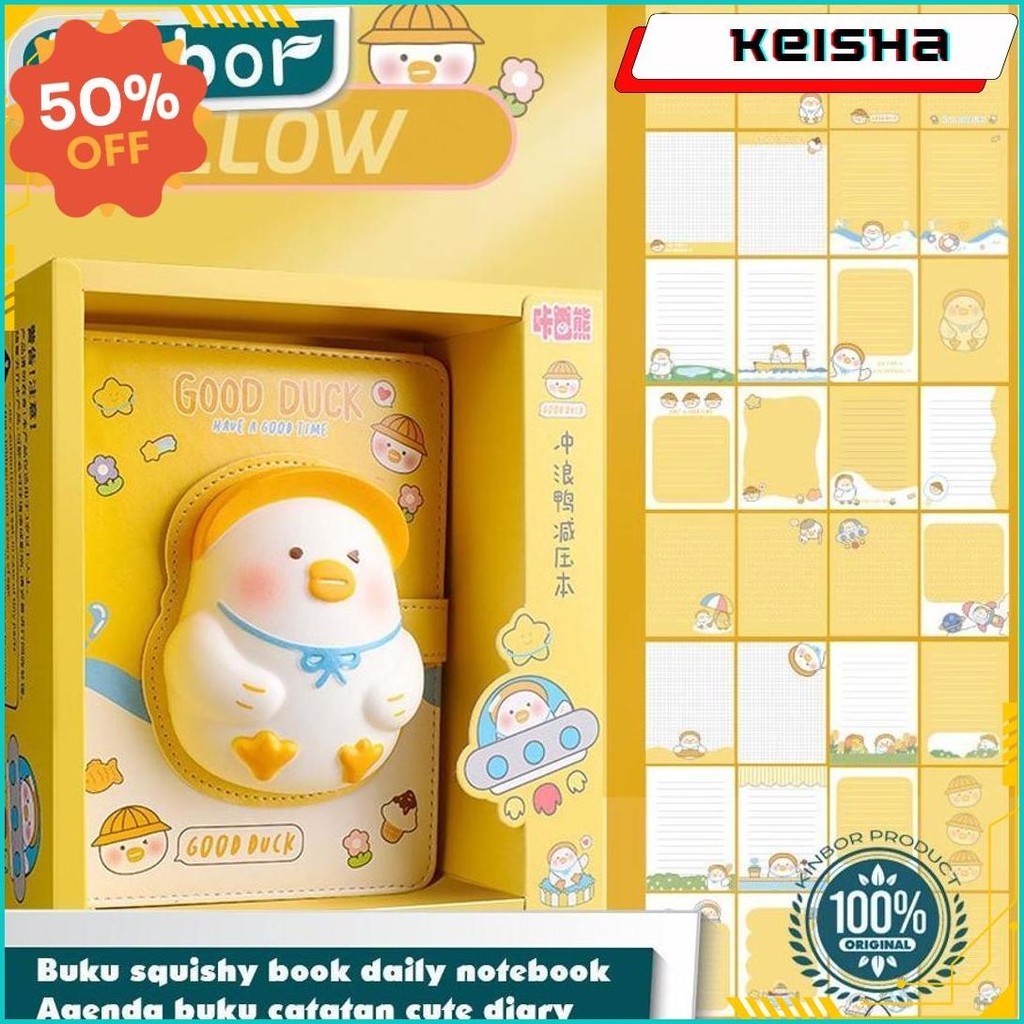 

Buku Squishy Book Daily Notebook/ Agenda Buku Catatan Cute Diary ( Kinbor ) Termurah Banget