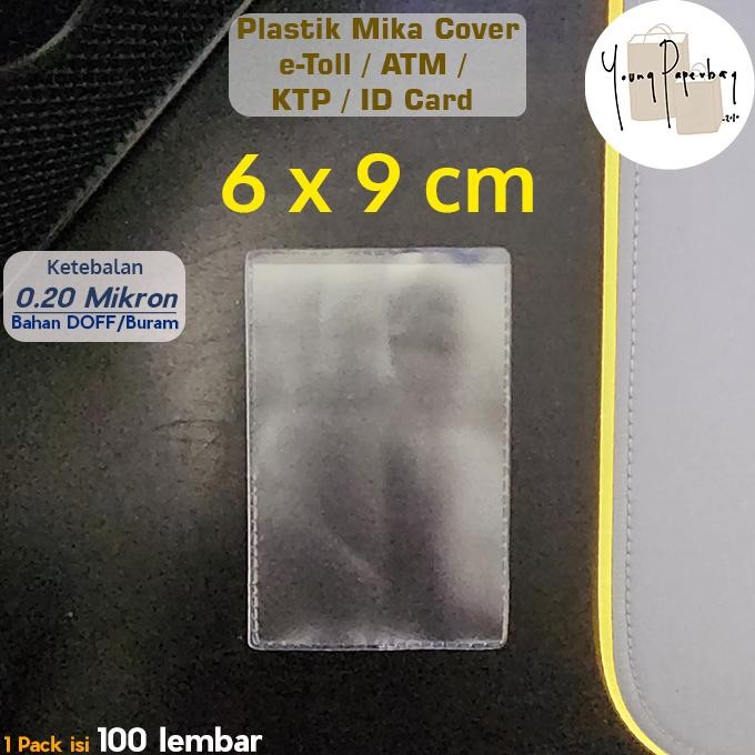 

TU26 Plastik Mika Cover Kartu eToll / ATM / KTP / ID CARD Uk. 6x9 Viral