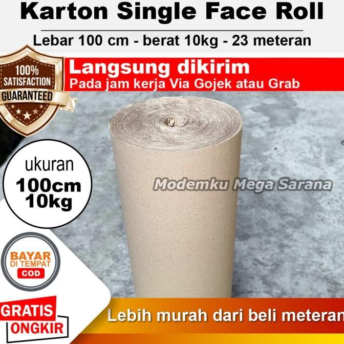 

Paling Laris! Lebar 100 cm 10 Kg - Kardus Karton Single Face Roll Sleman Jogja Viral