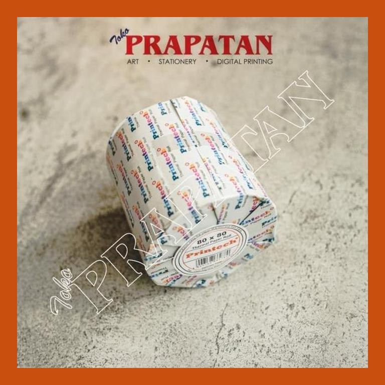 

[ PERALATAN LUKIS / GAMBAR ] KERTAS THERMAL / THERMAL PAPER ROLL / KERTAS KASIR PRINTECH 80 X 80 GOOD QUALITY