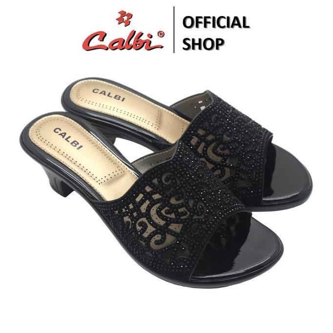 Sandal Wanita Remaja Kekinian Terbaru 2025 Crx 1942 Sandal High Sandal Heels Perempuan 6Cm Slip-On B