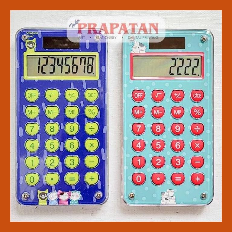 

[ PERALATAN LUKIS / GAMBAR ] M&G SO MANY CATS PORTABLE CALCULATOR ADG981 | KALKULATOR COD