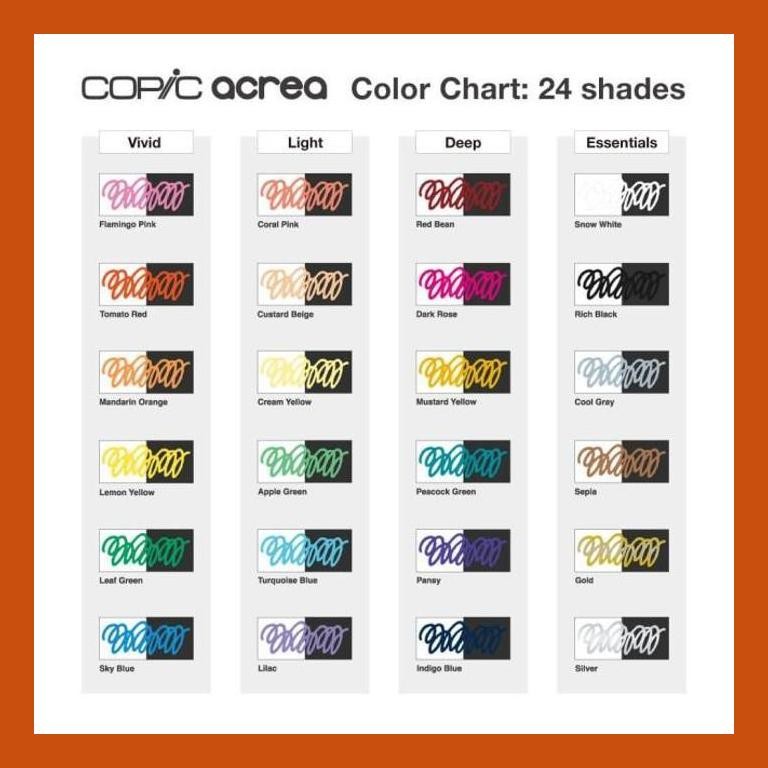 

[ PERALATAN LUKIS / GAMBAR ] COPIC ACREA PAINT MARKER | ACRYLIC MARKER GOOD QUALITY