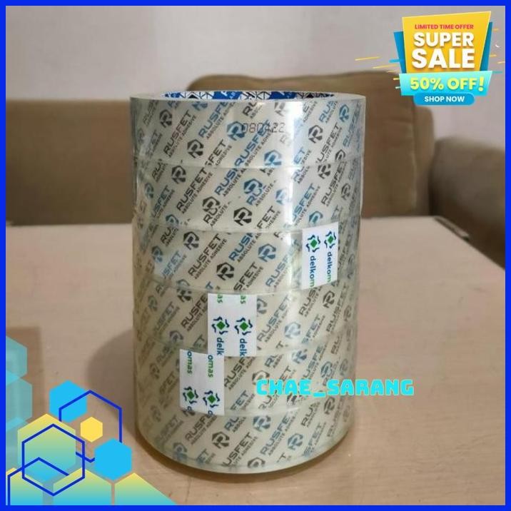 

SELOTIP 2 JARI 1 INCHI LAKBAN 24 MM X 90 YARD BENING BERKUALIAS