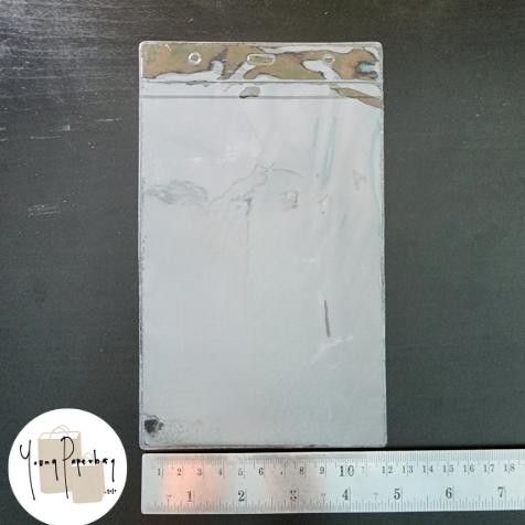

NI06 Kantong Plastik Mika Cover Nametag Panitia / ID CARD Uk. 12 x 20 Termurah