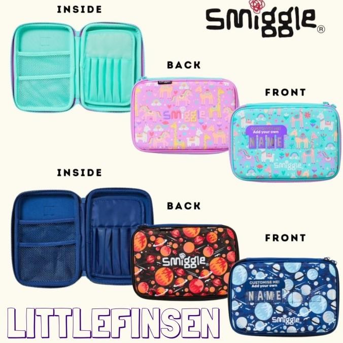 

NEW Smiggle prime hardtop id pencil case dengan nama/kotak pensil smiggle