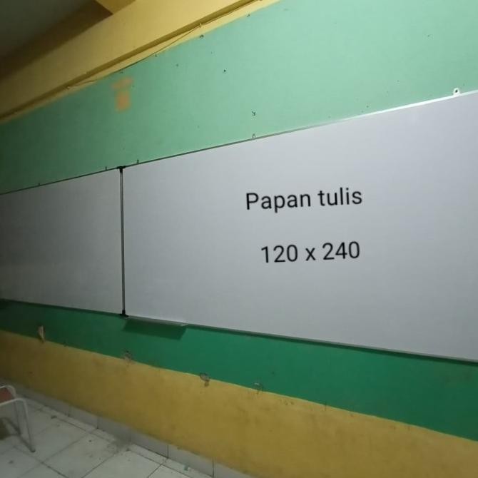 

TERMURAH - whiteboard Besar 120 x 240 cm nonmagnet