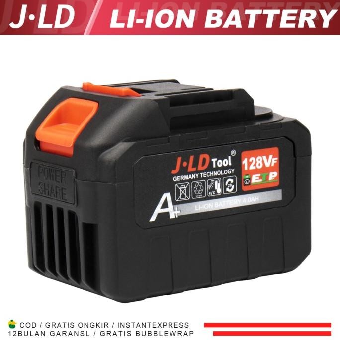BEBAS ONGKIR - JLD 128VF Baterai Impact Baterai Bor 88VF Makita battery Cordless 36VF