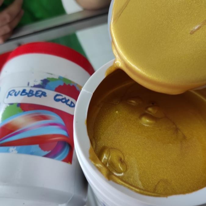 NEW Rubber Gold/Tinta gold/Tinta emas waterbase 1kg