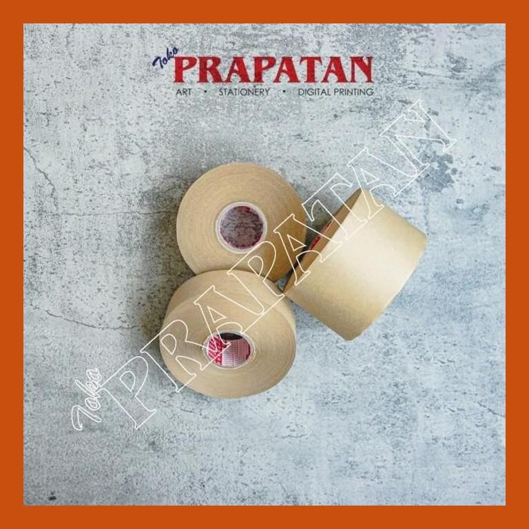 

[ PERALATAN LUKIS / GAMBAR ] G TAPE GUMMED TAPE / LAKBAN AIR 48 MM SIAP KIRIM