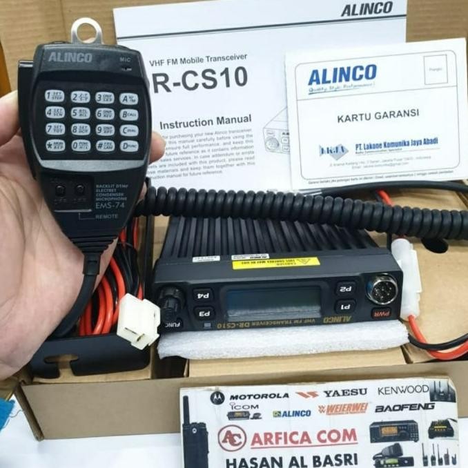 TERMURAH - RADIO RIG ALINCO DR-CS10 VHF RIG ALINCO DR CS-10 VHF GARANSI ALINCO CS