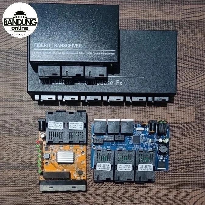 TERLARIS - Fiber Switch Media Converter 2FO 3FO 4FO 6FO RJ45