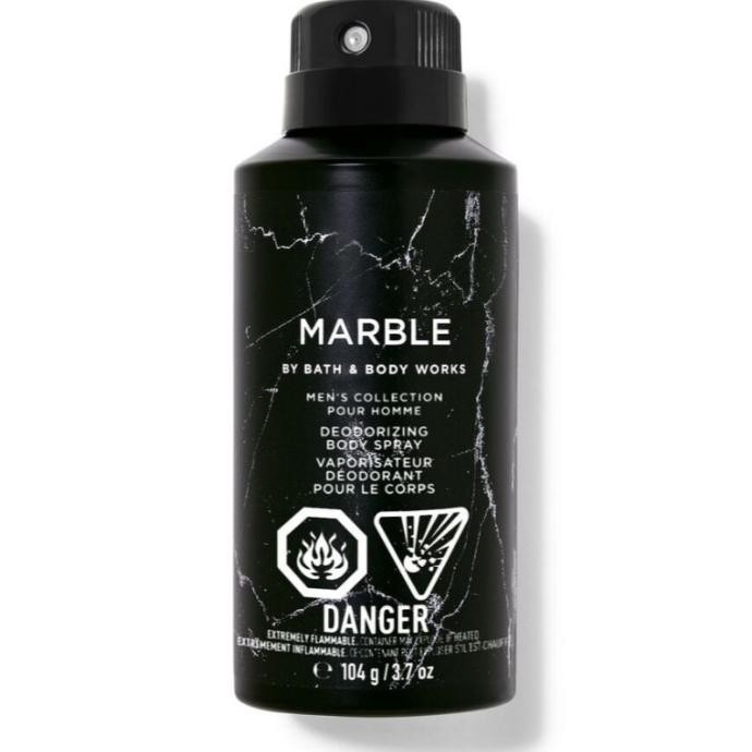 TERLARIS - Bath & Body Works BBW MARBLE DEODORIZING BODY SPRAY 104 G