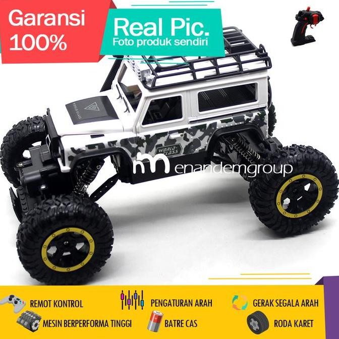 MAINAN MOBIL REMOT KONTROL RC JEEP OFFROAD CLIMBING 4WD 4X4 XPOWER LED REMOTE CONTROL TOYS 1304T