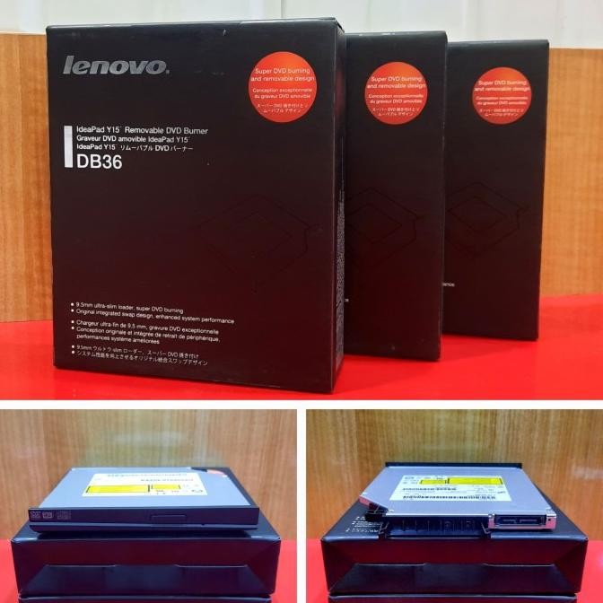 PROMO DVD INTERNAL LENOVO IDEAPAD Y15" REMOVABLE DVD BURNER DB36 NEW EX DISPLAY 1304T