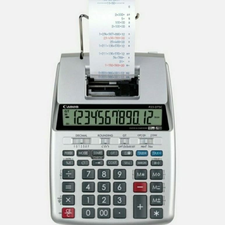 

gq-68 CANON P23 DTC - Calculator Printing / Kalkulator Struk Print P 23DTC Termurah