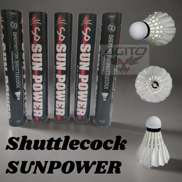 TERMURAH - Shuttlecock atau Bola Badminton Sun Power