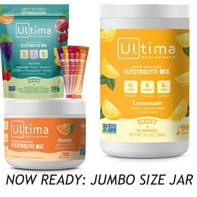 

Ultima Replenisher Hydration Electrolyte Packets Keto Sugar Free Drink _-L