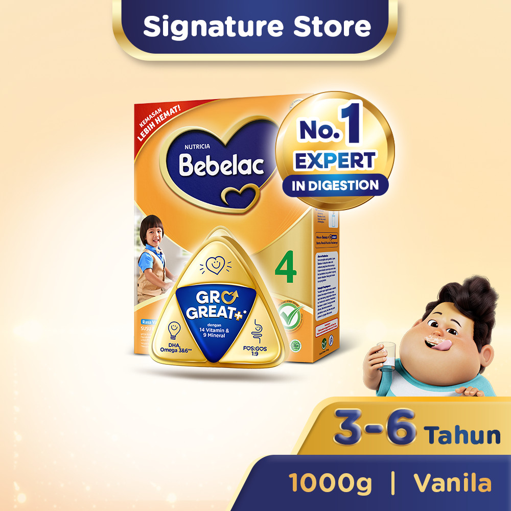 Bebelac 4 Vanila Susu Pertumbuhan Bubuk 1000 gr