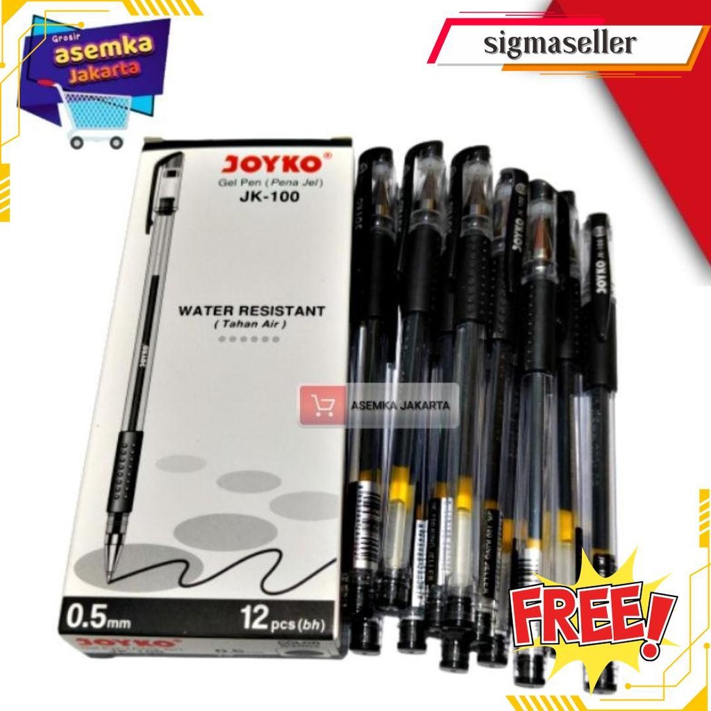 

Pen Bolpen Gel Jk-100Nt /Jk-100 Joyko /Oficce (12Pcs) Termurah Banget