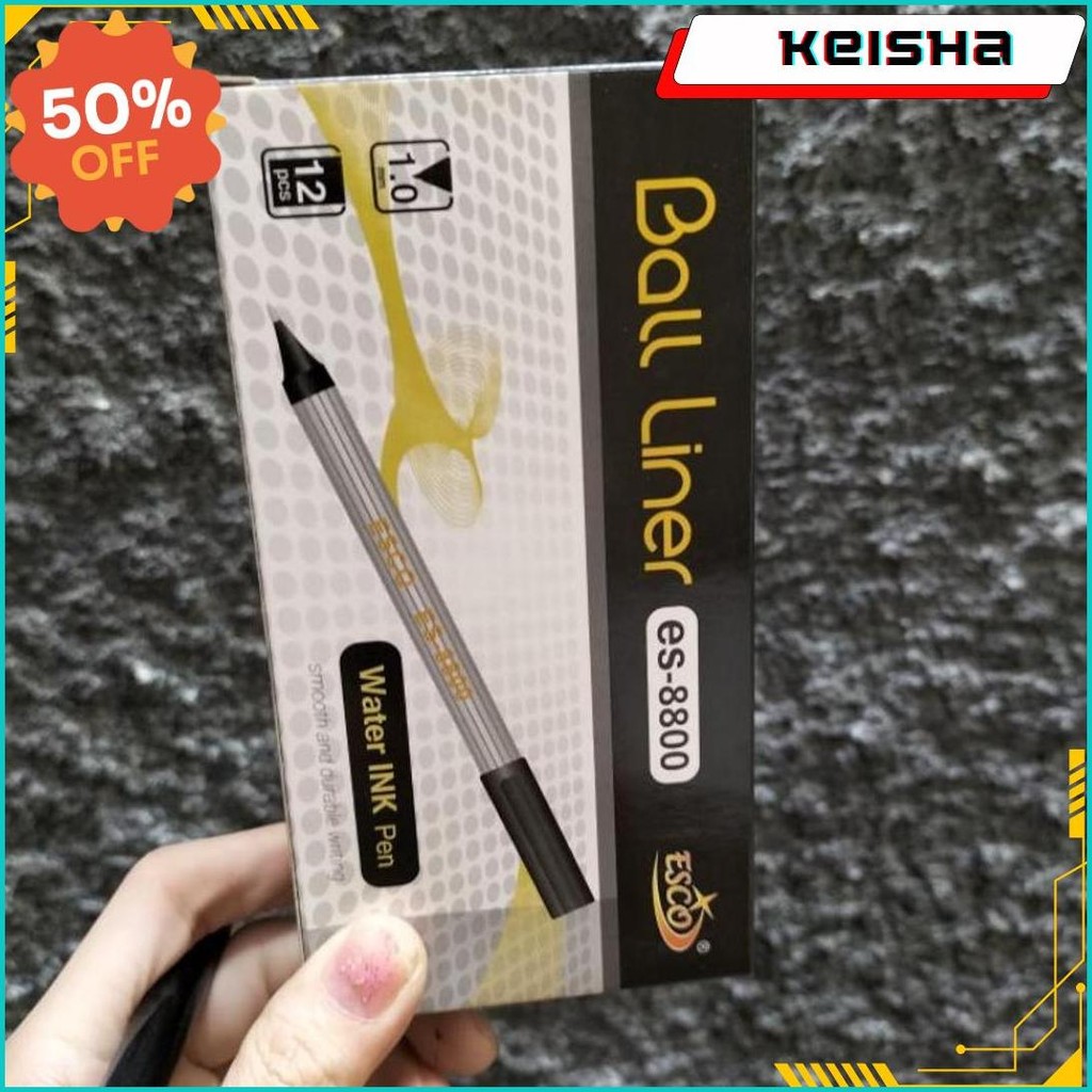 

[12Pcs] Bolpen/ Pulpen Ball Liner Es8800 Esco Cod
