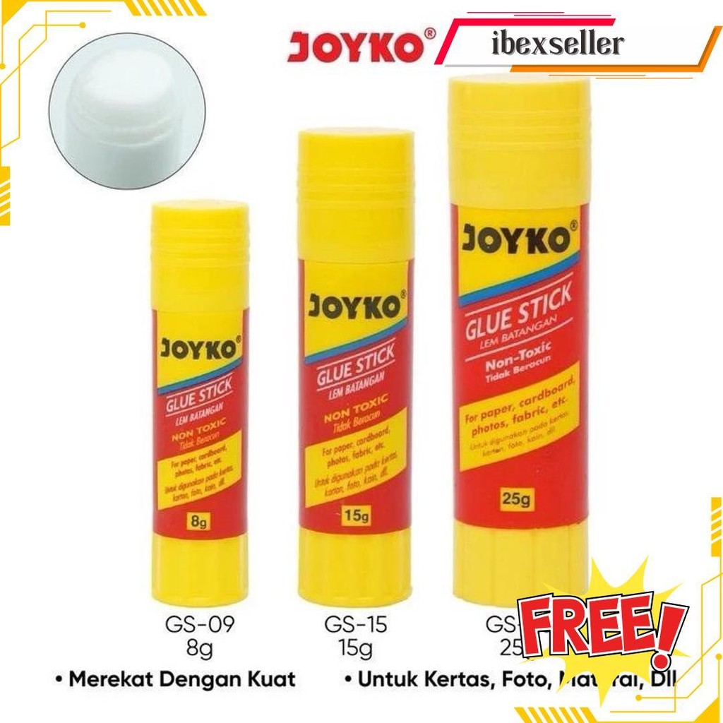 

Glue Stick Joyko - Lem Stick 15Grm (Pcs) Original Produk