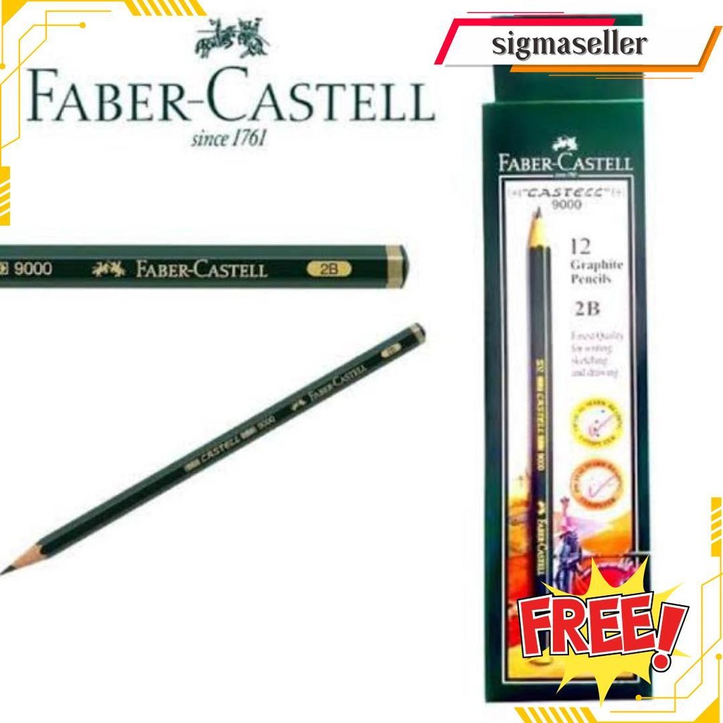 

Pensil Faber Castell 2B Ujian Computer (12 Pcs) Gratis Ongkir
