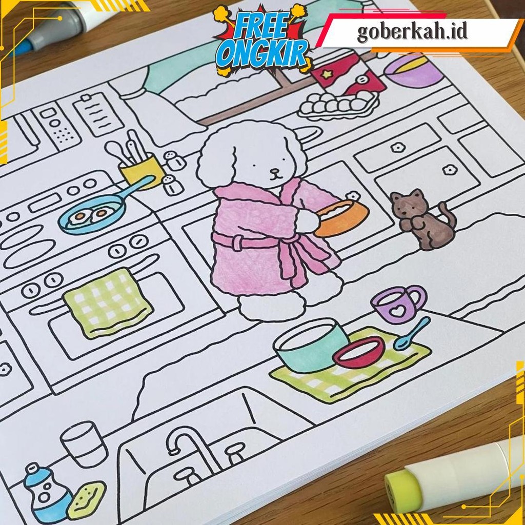 

Bobbie Goods Coloring Book Volume 2 - Free Tote Bag Siap Kirim