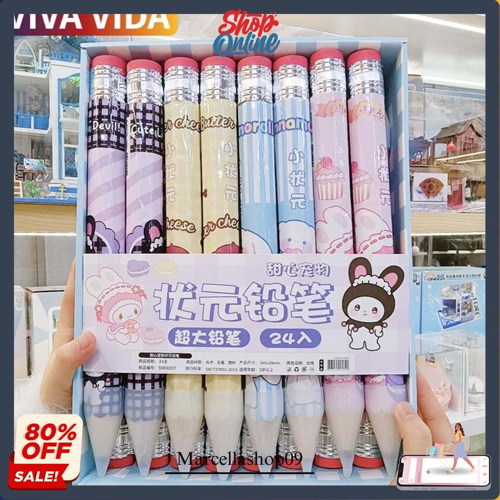 

Pensil Besar Baru Kartun Lucu Pensil Pensil Pensil Jumbo Kreatif Hadiah Sekolah Anak-Anak Terlaris