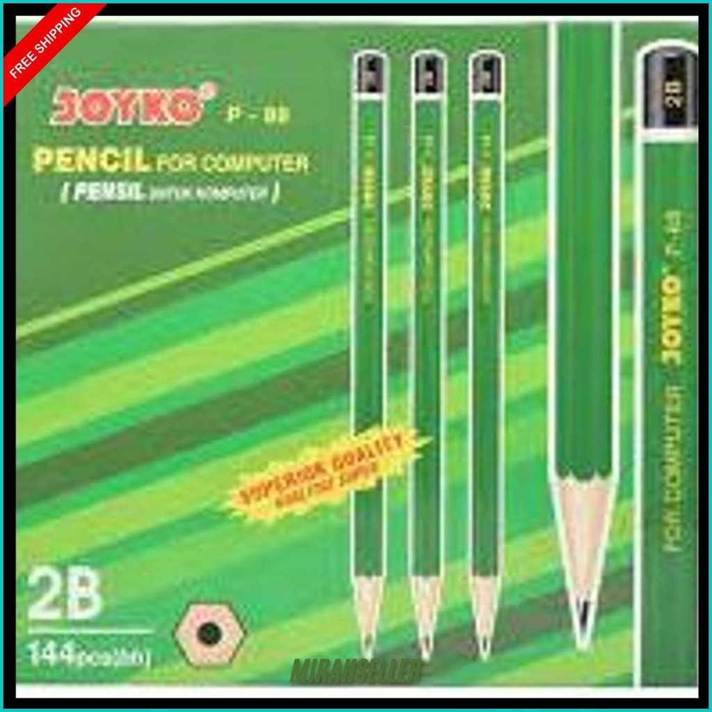 

12 Pcs Pensil Komputer 2B Joyko P-88 Terlaris