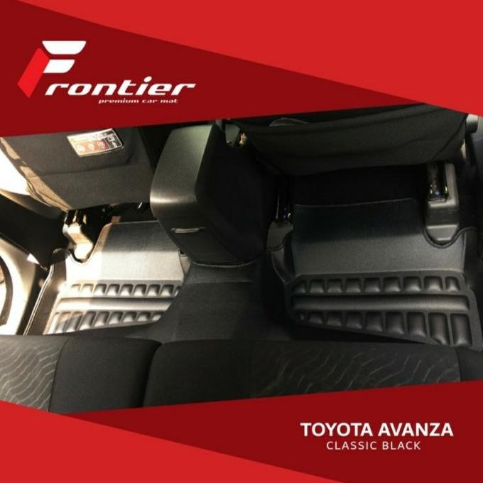 Karpet mobil mangkok frontier 5D tipe classic All New Avanza 3 baris