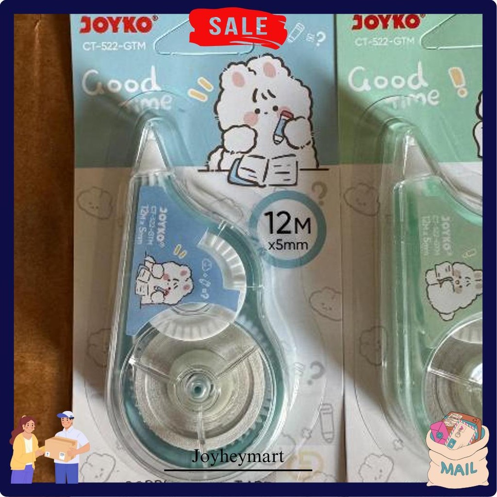 

Pita Koreksi Correction Tape Joyko Ct-522-Gtm Good Time (1 Pcs) Gratis Ongkir