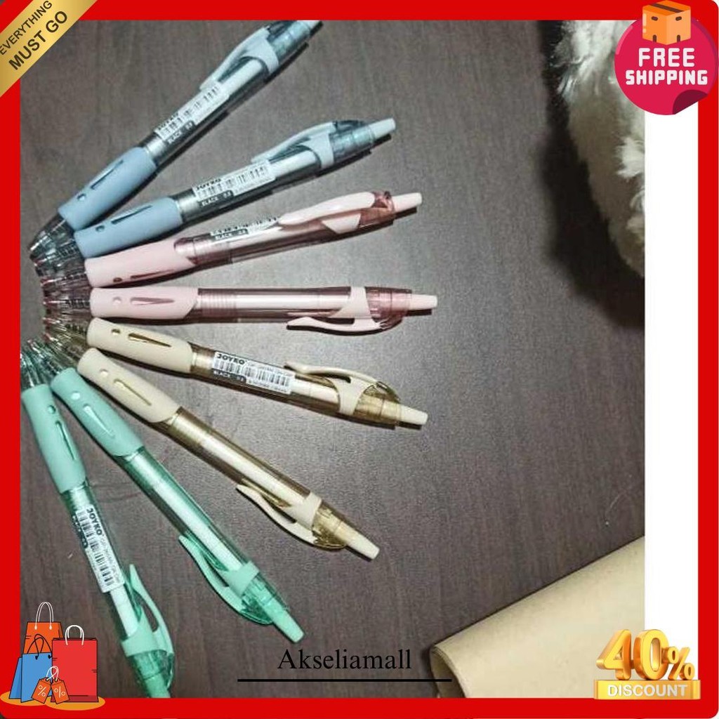

Bolpoint / Pulpen Gel Pen Joyko Gp-265An Q4 Gel (1Lusin) Gratis Ongkir