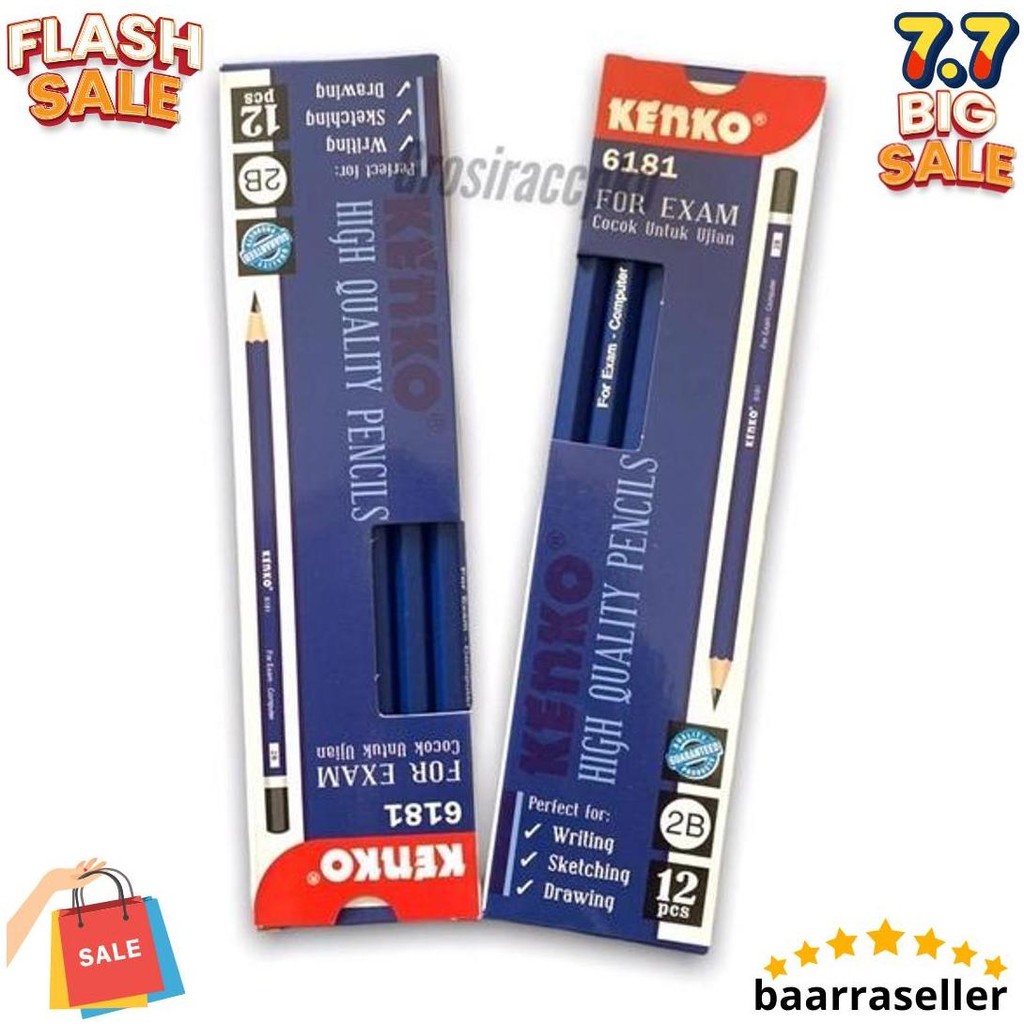 

Pensil 2B Kenko Isi 12 Tidak Mudah Patah Cod