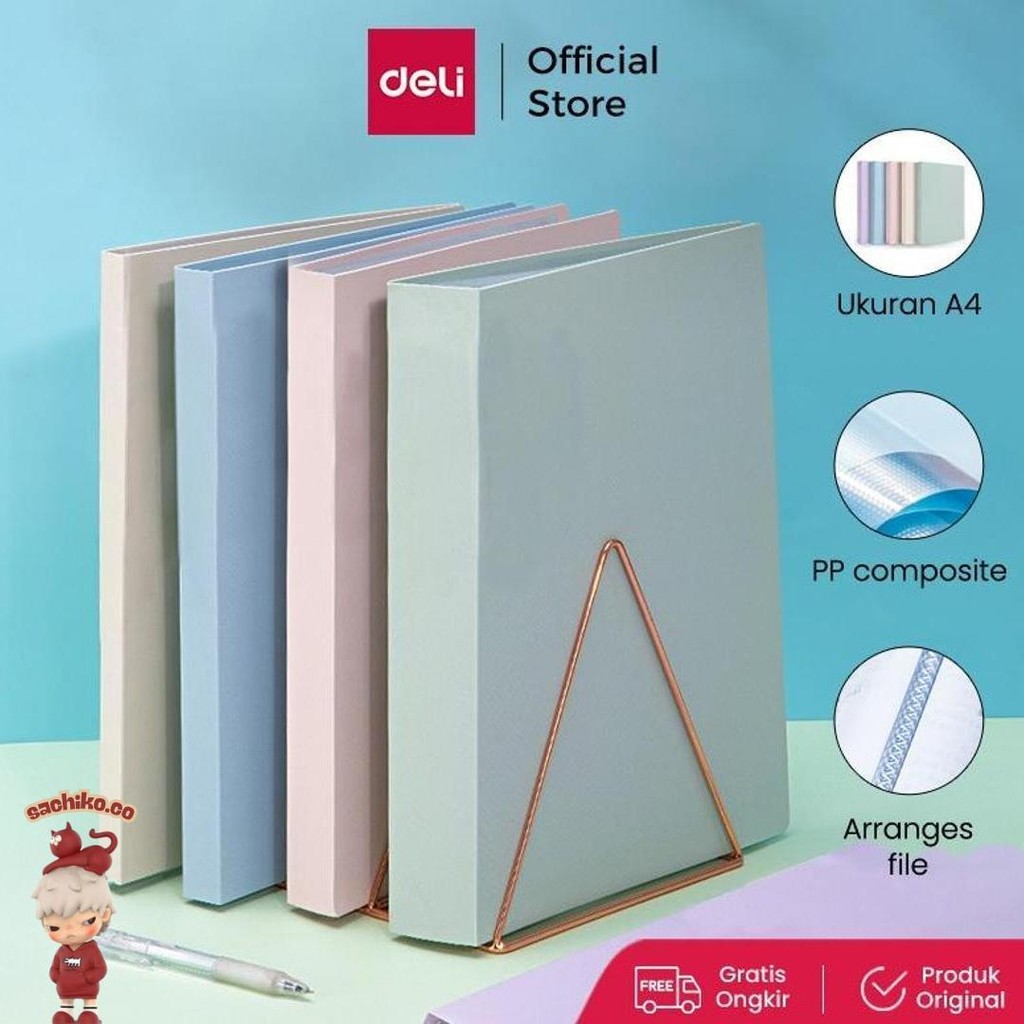 

Deli Display Book / Map File Dokumen A4 30/60/80 Halaman Warna Pastel 7267X 72495 Diskon