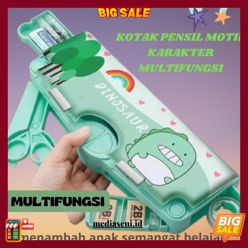 

SkyloKotak Pensil Motif Karakter Multifungsi Premium Tempat Pensil Serbaguna Terlaris