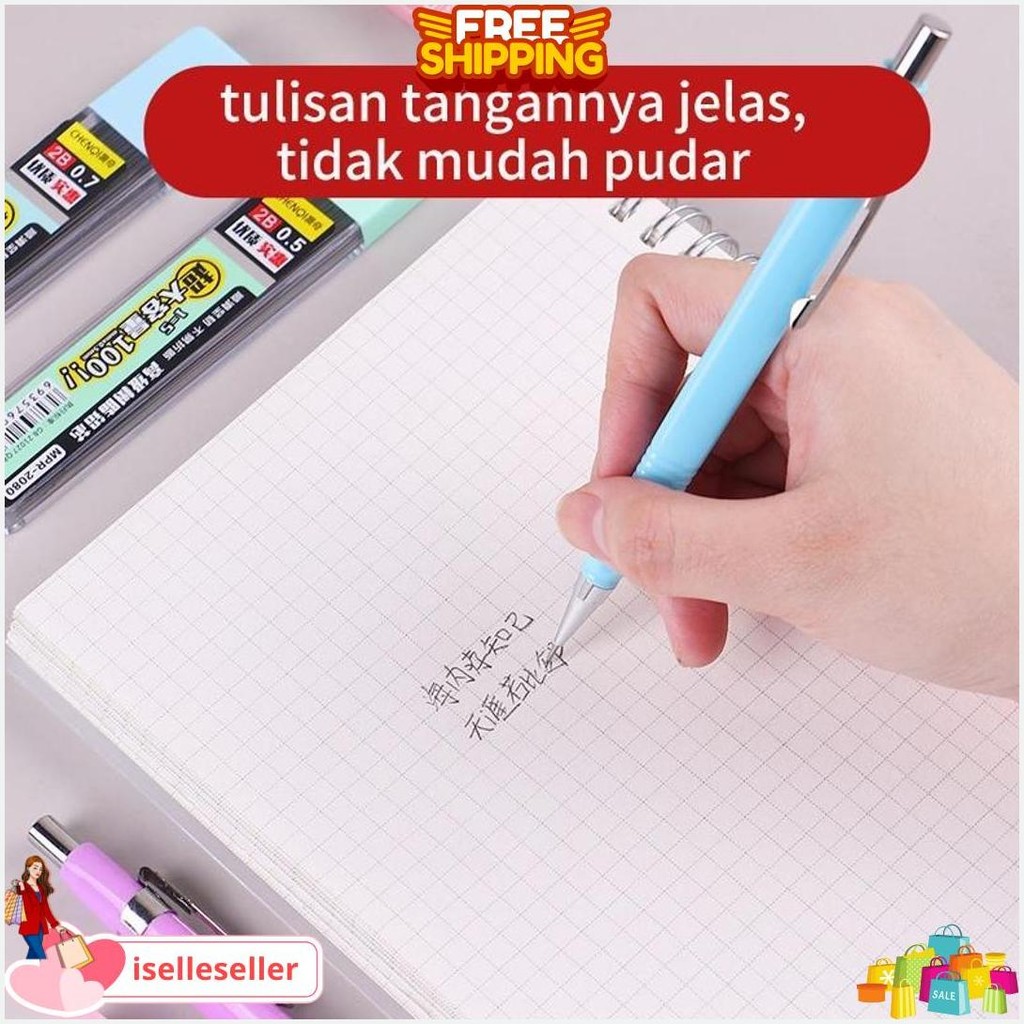 

Isi Pensil Mekanik 2B 0.5Mm/0.7Mm 100Pcs/200Pcs Pensil Refill - Coco_Market Terlaris
