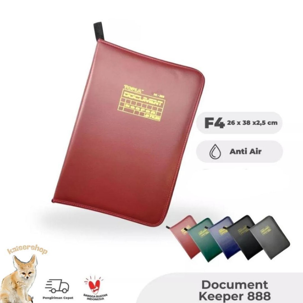 

Map Ijazah Resleting Kulit Anti Air Isi 20 40 60 Lembar F4 - Dokumen Keeper Topla Folio - Document Keeper - Tempat Ijasah Murah