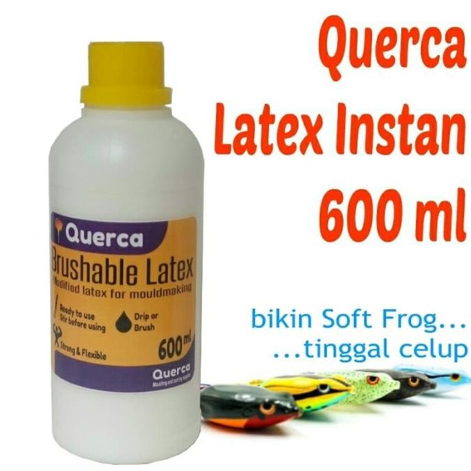 Querca Liquid Latex Instan. Latex Cair 600 Ml.
