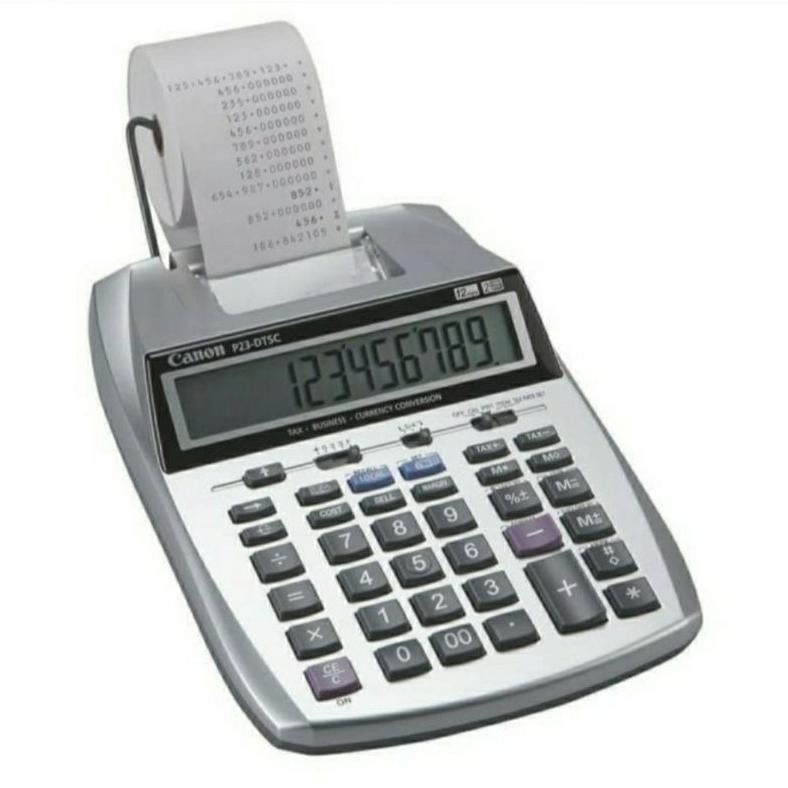 

fsd-34 CANON P23 DTC - Calculator Printing / Kalkulator Struk Print P 23DTC Termurah