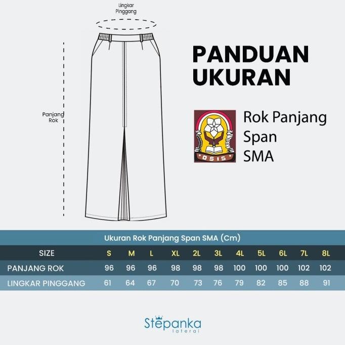 Diskon Rok Span Panjang Sma/ Seragam Sekolah/ Rok Span Sma