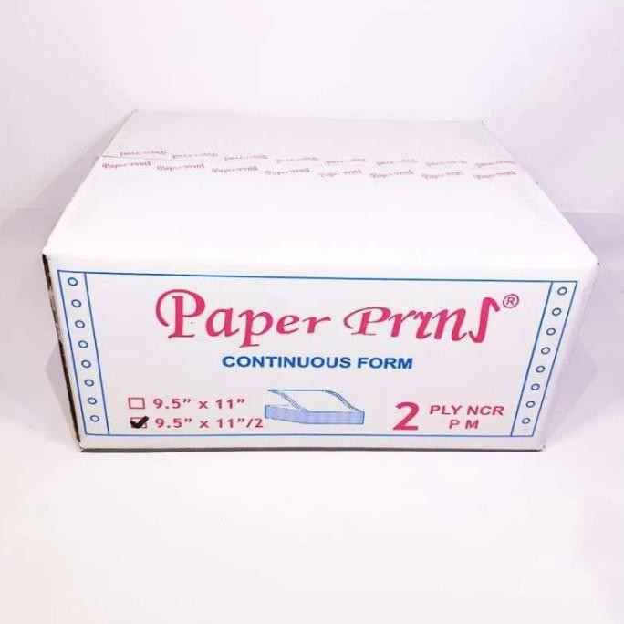 

TERBARU - kertas komputer continuous form 2ply full atau bagi 2 paper prins