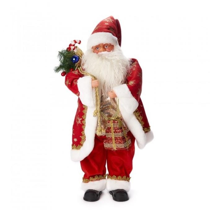 populer] Boneka Santa Elektrik Gerak Musik 60cm Pajangan Dekorasi Hiasan Christmas Kado Santa Jubah 