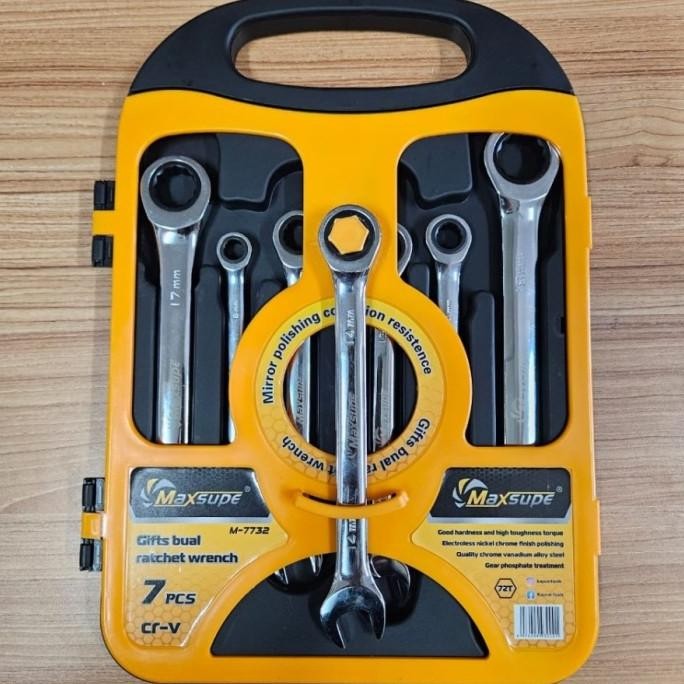 Terlaris Belter Kunci Ring Pas Rachet Set 7 Pcs / Rachet Tekiro Ready Stok