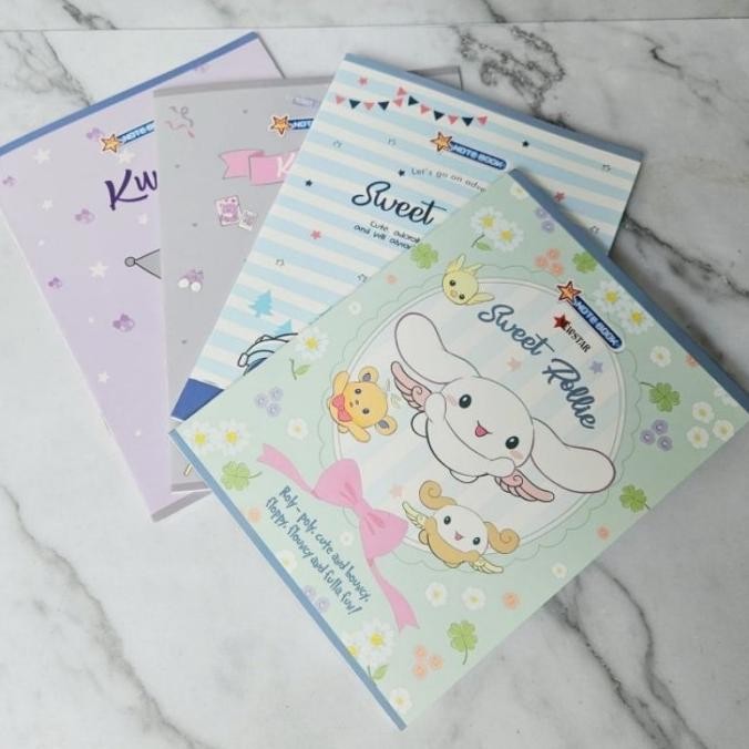 

Promo!! Buku Tulis Newstar 38 Lembar Karakter Lucu Kuromi Cinnamorol Isi 10