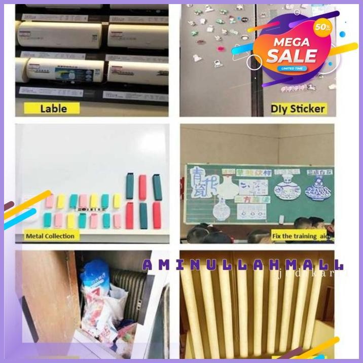 

LAKBAN STICKER MAGNETIC STRONG TAPE SELF ADHESIVE 1M BEST SELLER