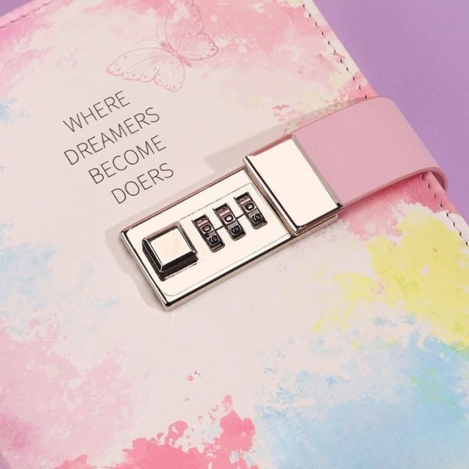 

Promo!! Buku Agenda Catatan Kerja Binder Jurnal Diary Harian Notebook Lock B6